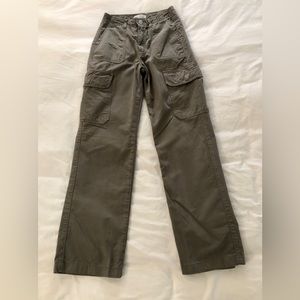 Zara Green / Gray Cargo Pants Size 0
